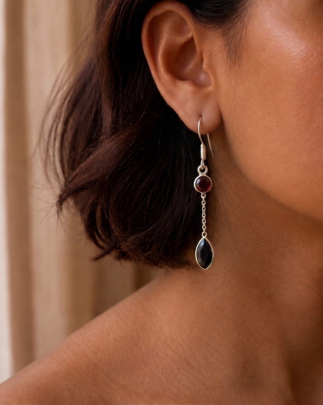 Drop String in Sterling Silver