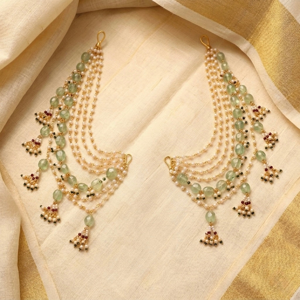 Avani Polki Earrings with Devina Sahare