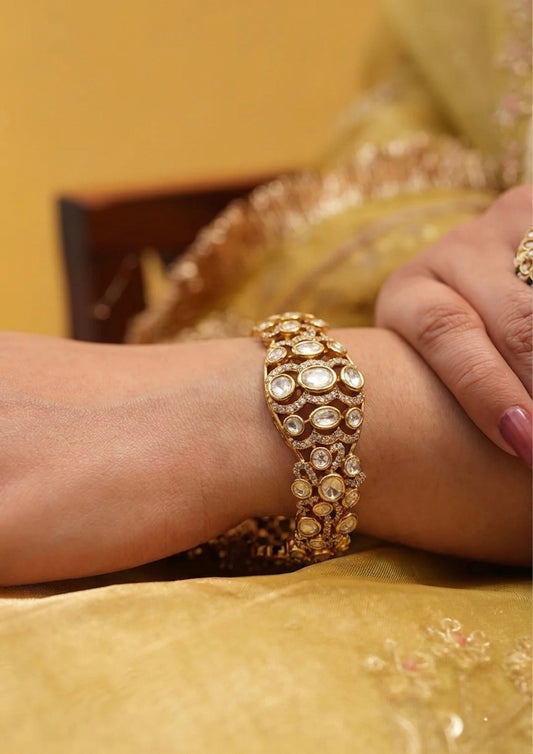 Kiya Openable Polki Bracelet