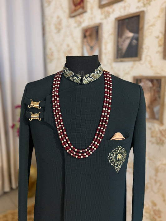 Ruby Stones with Pearls