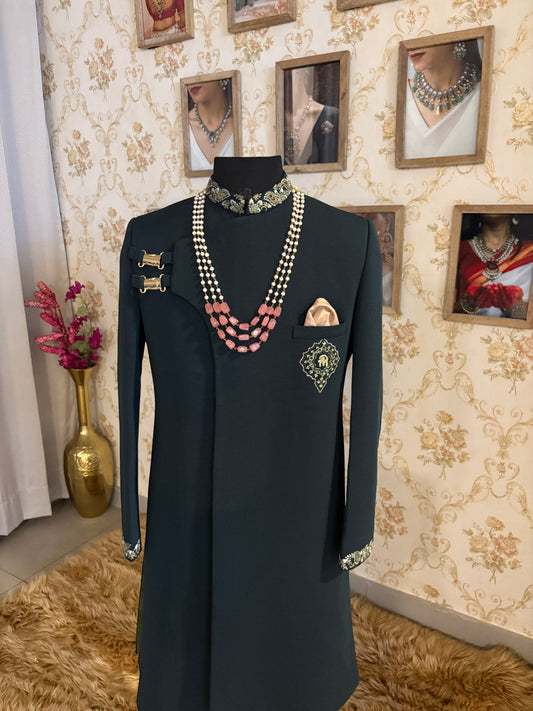 Natural Pearls with Pink Stones