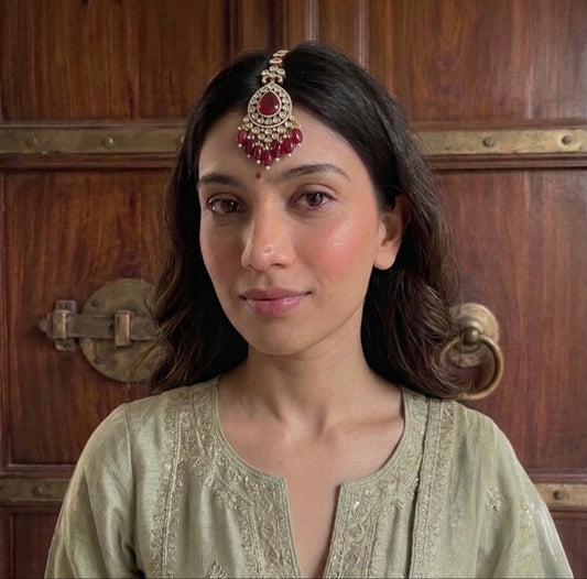 Noorani Maangtikka in Ruby