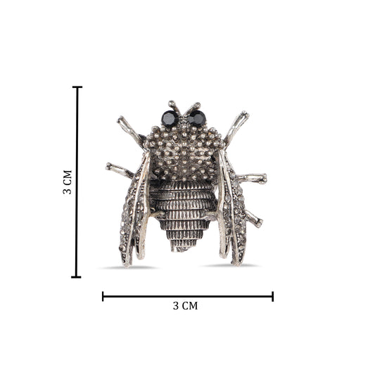 Bee in Silver
