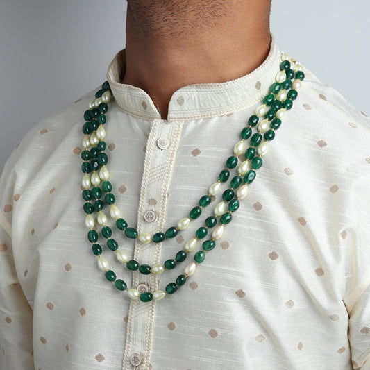 Emerald and Pearl Alternate Mala