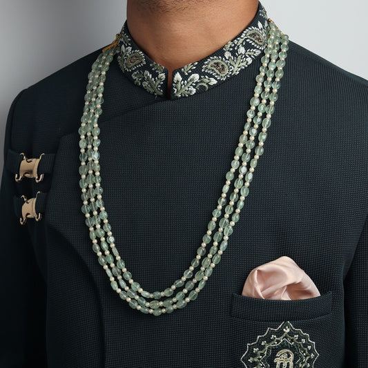 Mala in Mint and Pearls