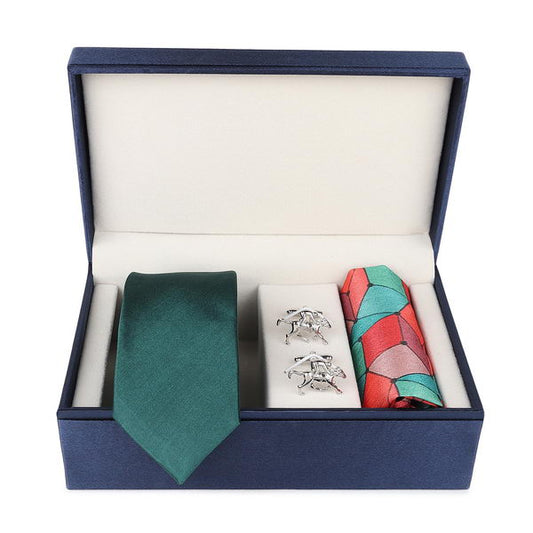 Green Spirit Set with Polo Cufflinks