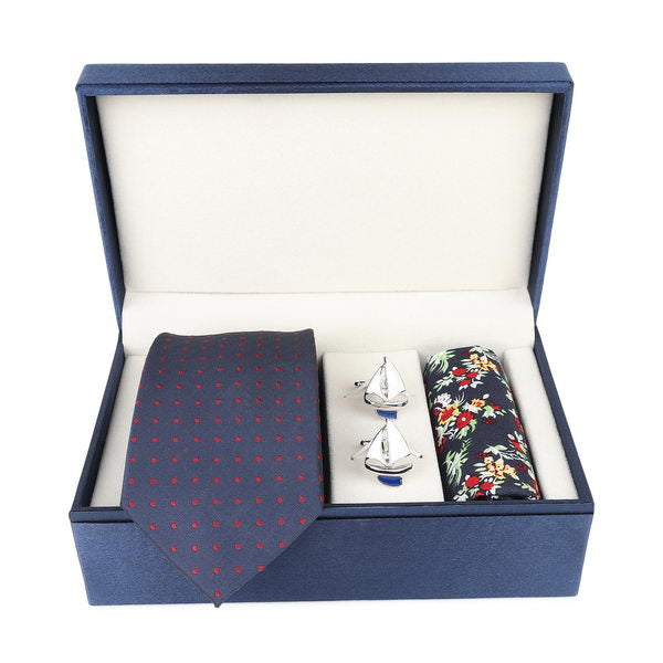 Debonair Blue with Sailing Cufflinks