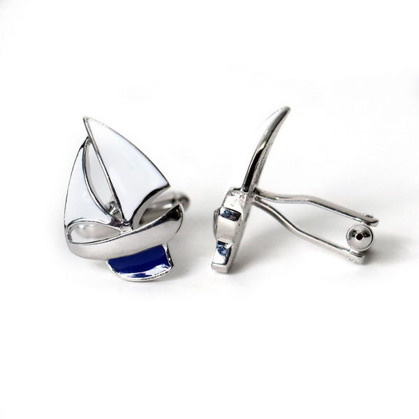 Debonair Blue with Sailing Cufflinks