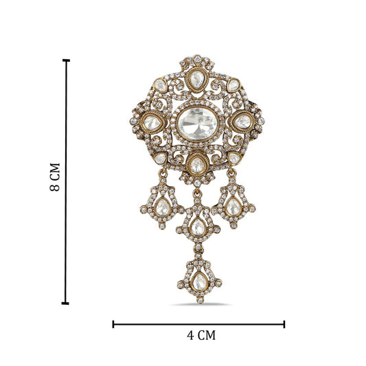 Royal Polki in White