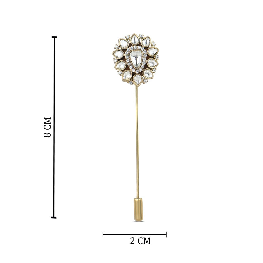 Polki Lapel Pin
