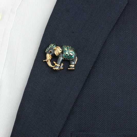 Ethnic Hathi with Green Stud