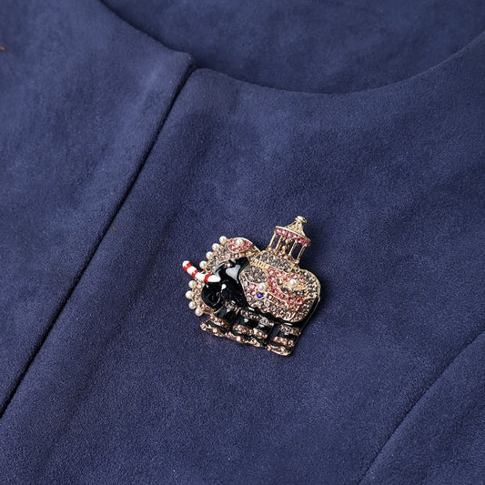 Royal Hathi in Pink Polki