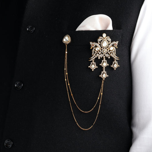 Royal Polki Brooch