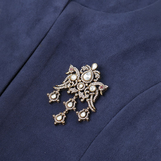 Royal Polki Brooch