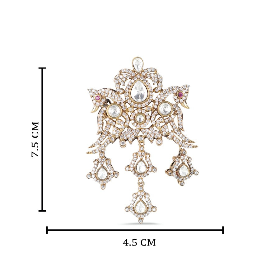 Royal Polki Brooch