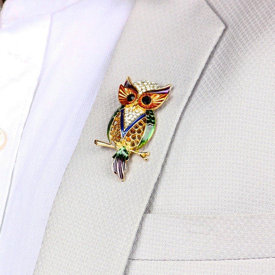 Multi Owl with Green Stud