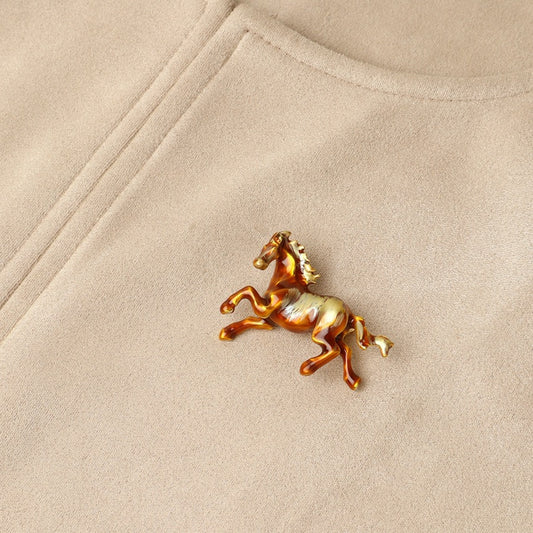 Golden Galloping Horse