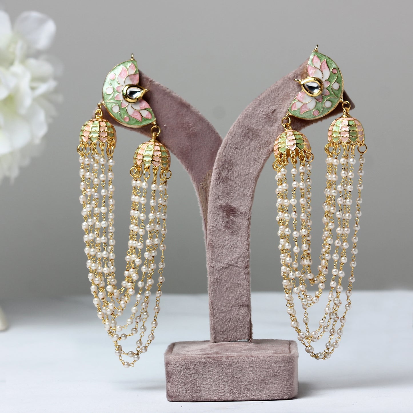 Marya MeenaKaari Long Earrings