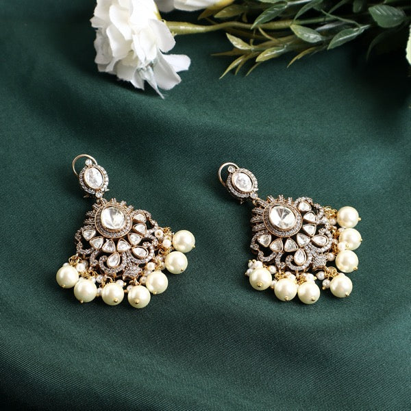 Masakkali Victorian Polki Earrings