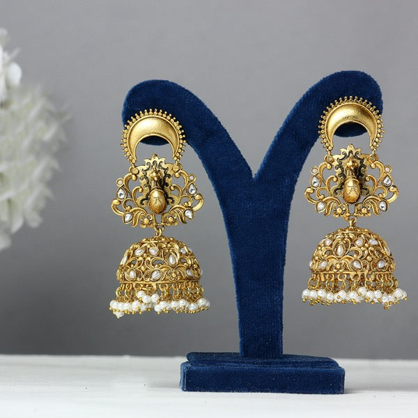 Zeenath Golden Long Jhumki