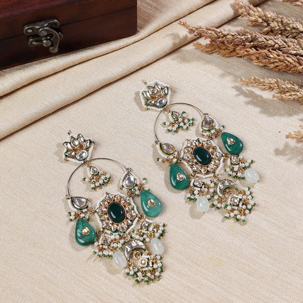 Shazia ChandBali in Green