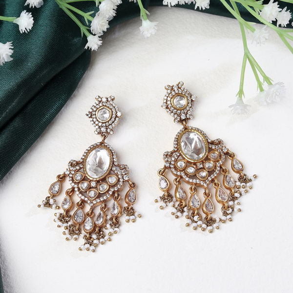 Polki Chandelier Earrings