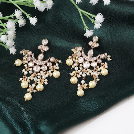 Chand Earrings in Pearl