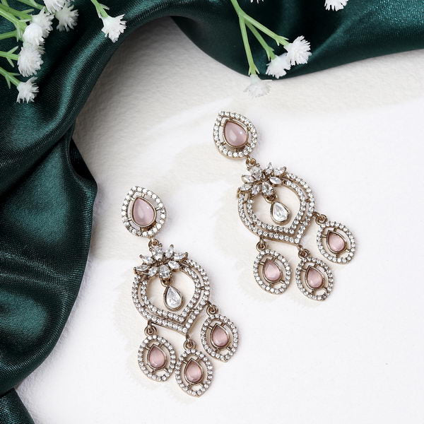 AD Danglers in Pink