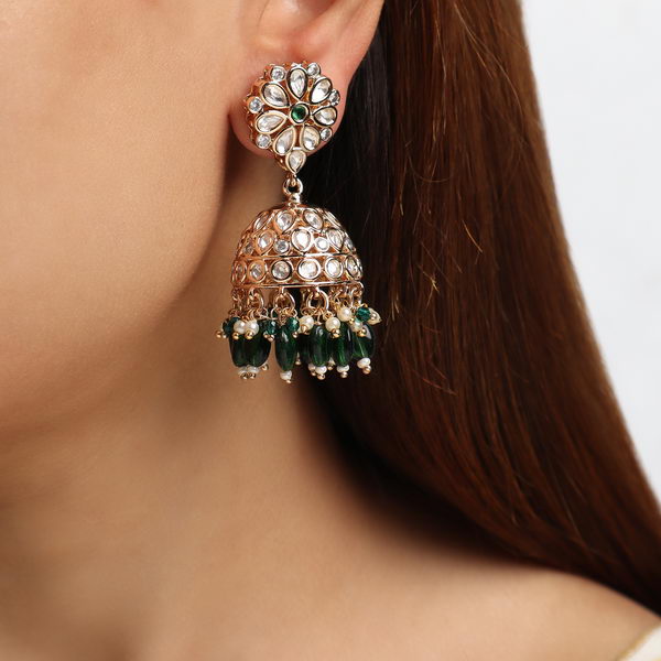 Sama Jhumki in Green