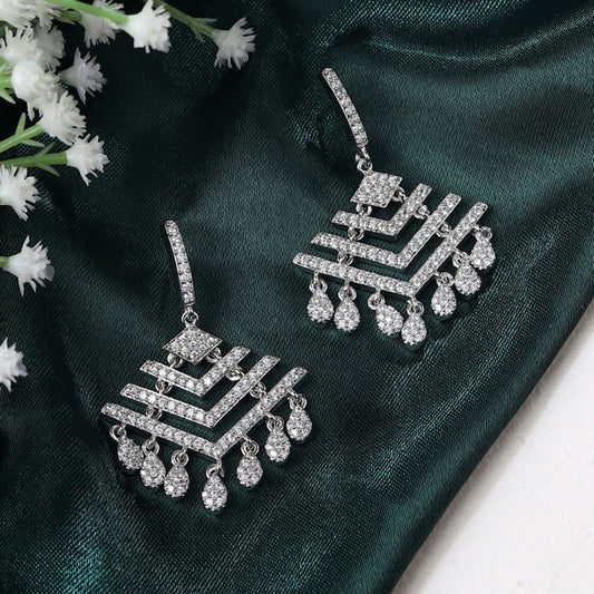 Frame Style AD Earrings