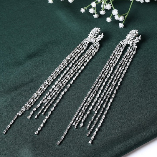 AD Raindrops Tassle Earring