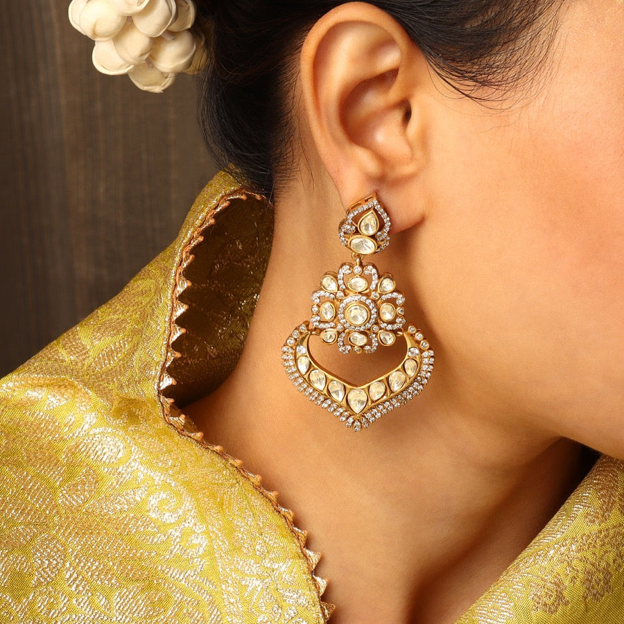 Fariha Moissanite Earrings