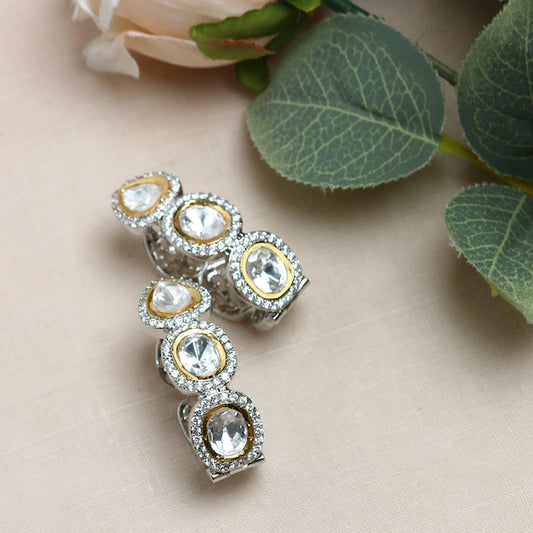 Polki Bali in Silver