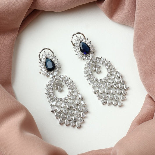 Sophia Earrings in Sapphire