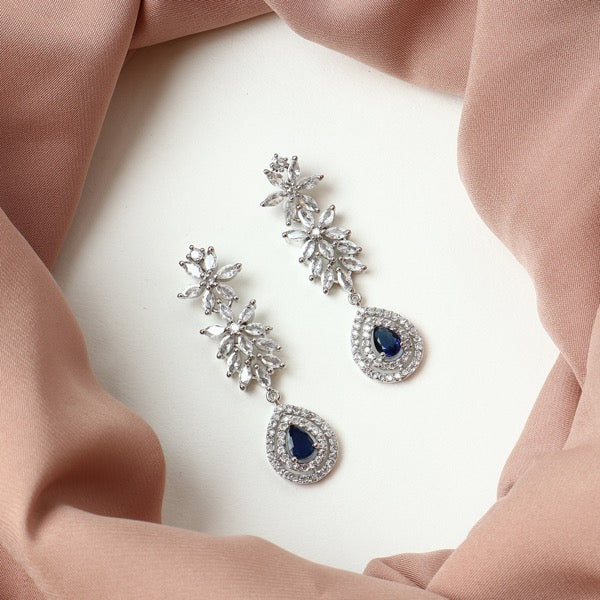 Siya Earrings in Sapphire