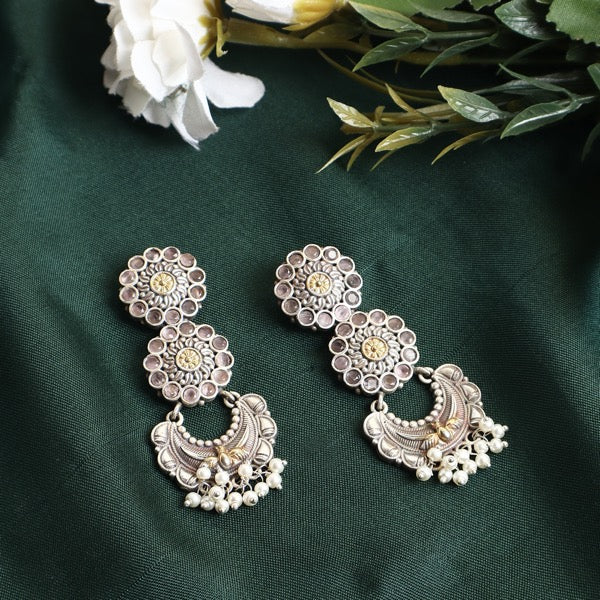 Snigdha Earrings in Pink