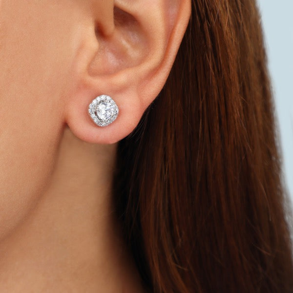 Abby Round Solitaire in Square