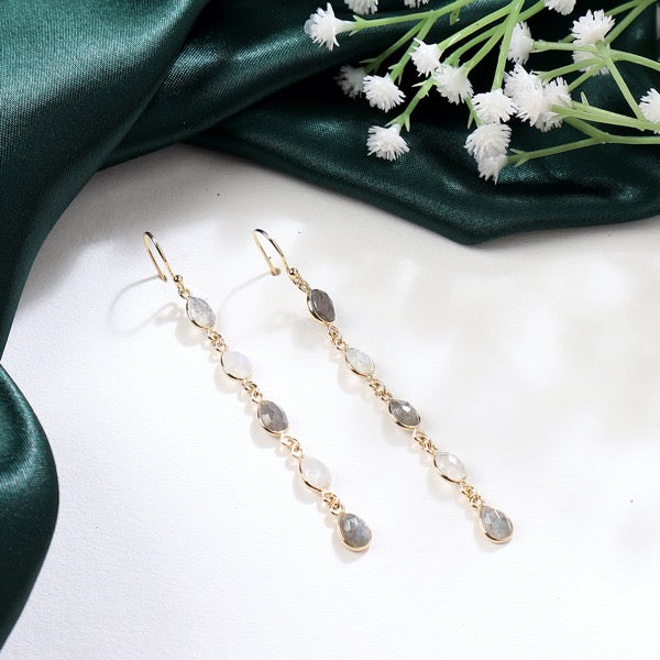 92.5 Silver Long in MoonStone and Labro