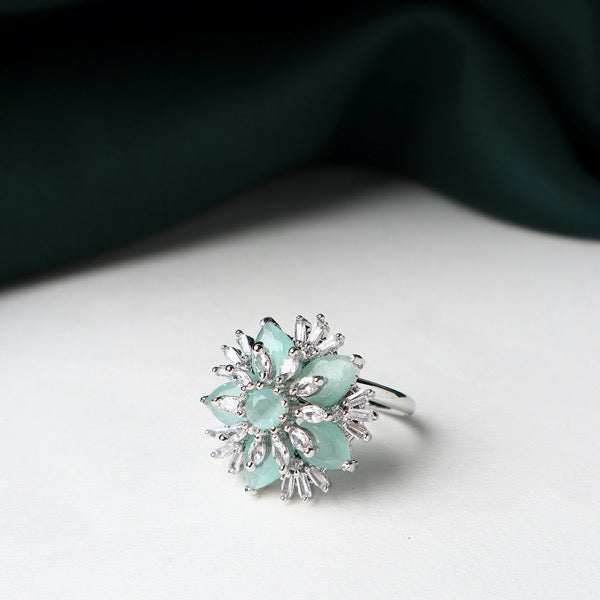 Floral in Mint