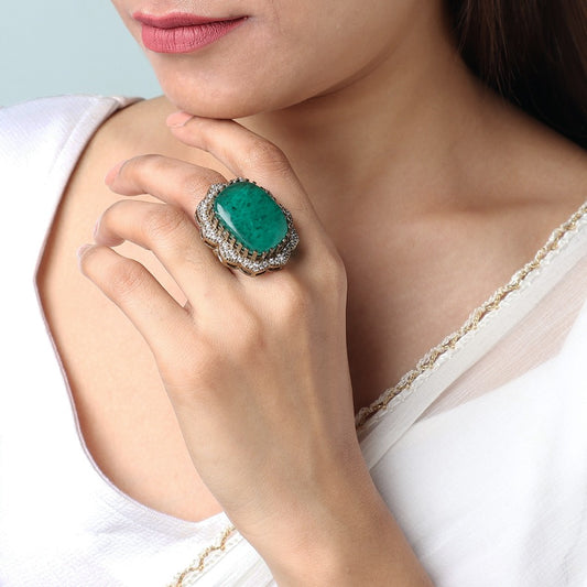 Tanisha Emerald Ring