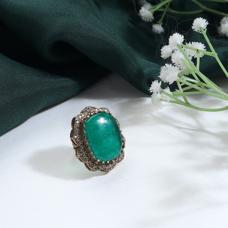 Tanisha Emerald Ring