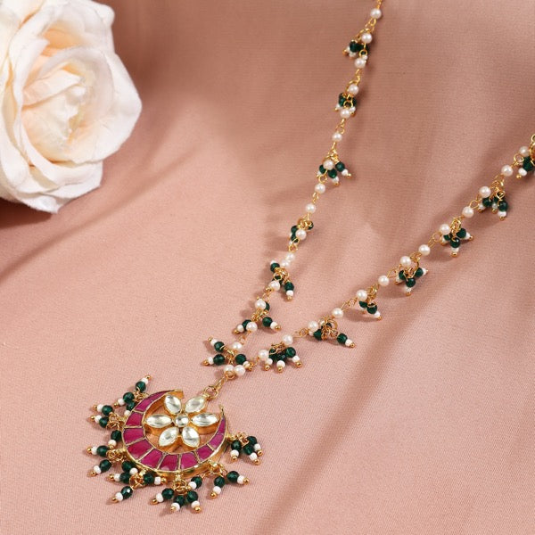 Aaiza Ahmedabadi Kundan Necklace