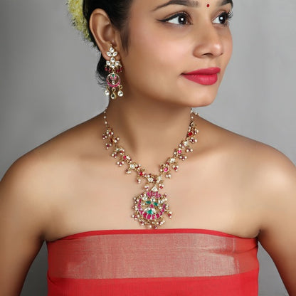 Shabya Ahmedabadi Kundan Necklace