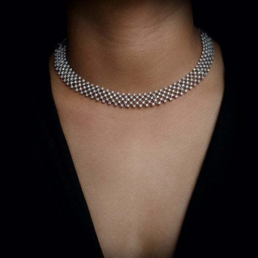Ariyana AD Necklace in White