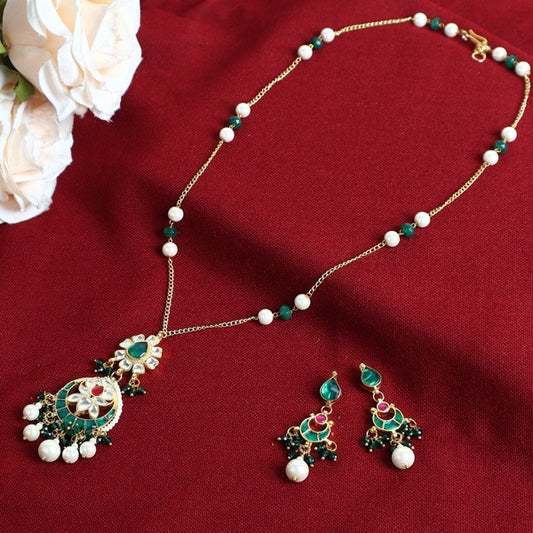Sitara Pachi Pendant Set