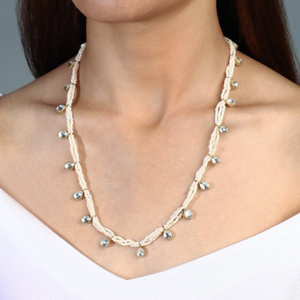 Sitara Pachi Kundan Pearl Haar