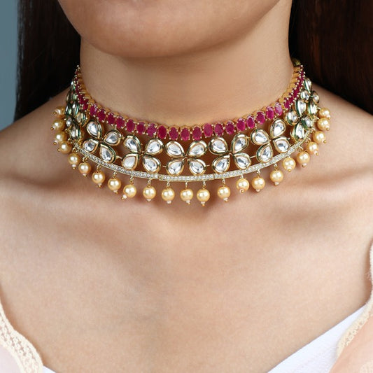 Rudali Kundan Ruby Choker