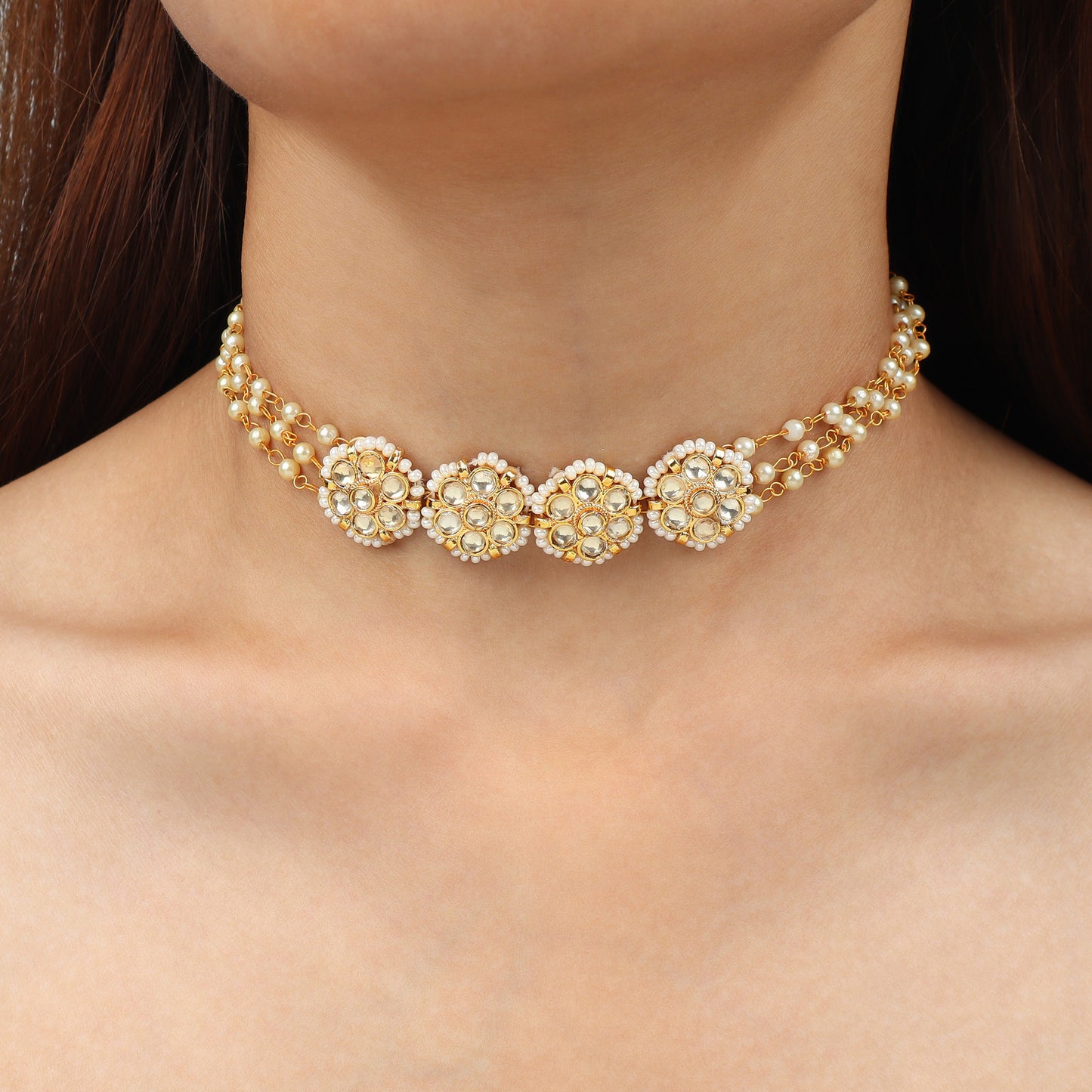 Kajra Kundan Choker