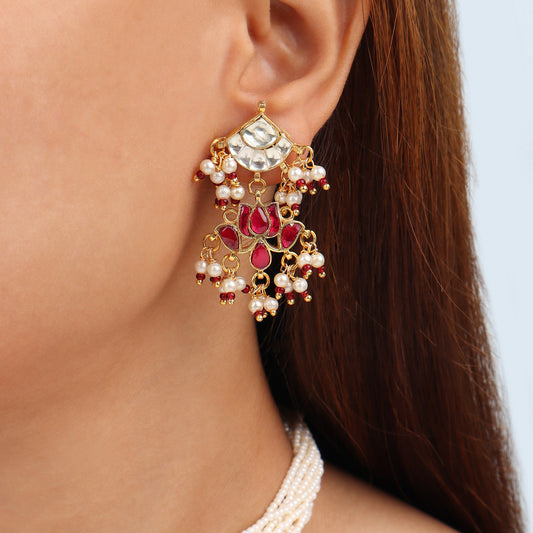 Harshali Red Pachi Choker