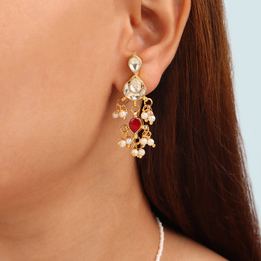 Meesha Red Pachi Choker